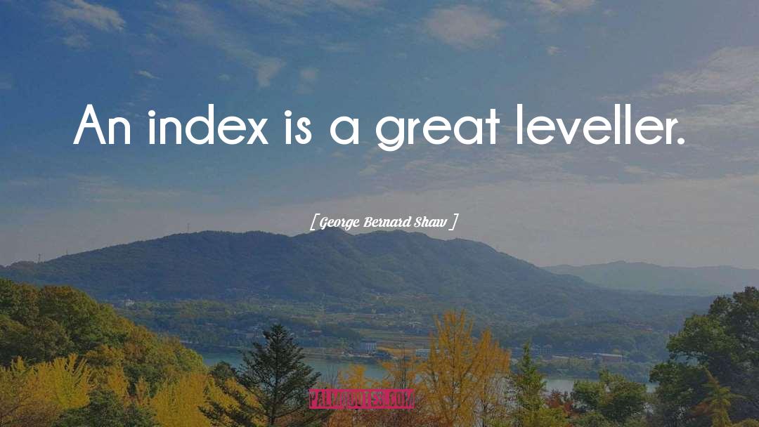 Index quotes by George Bernard Shaw