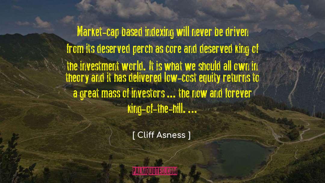 Indexing Indexers quotes by Cliff Asness