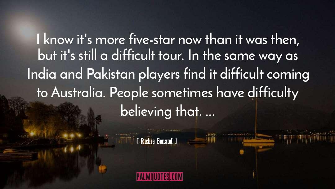 India And Pakistan quotes by Richie Benaud