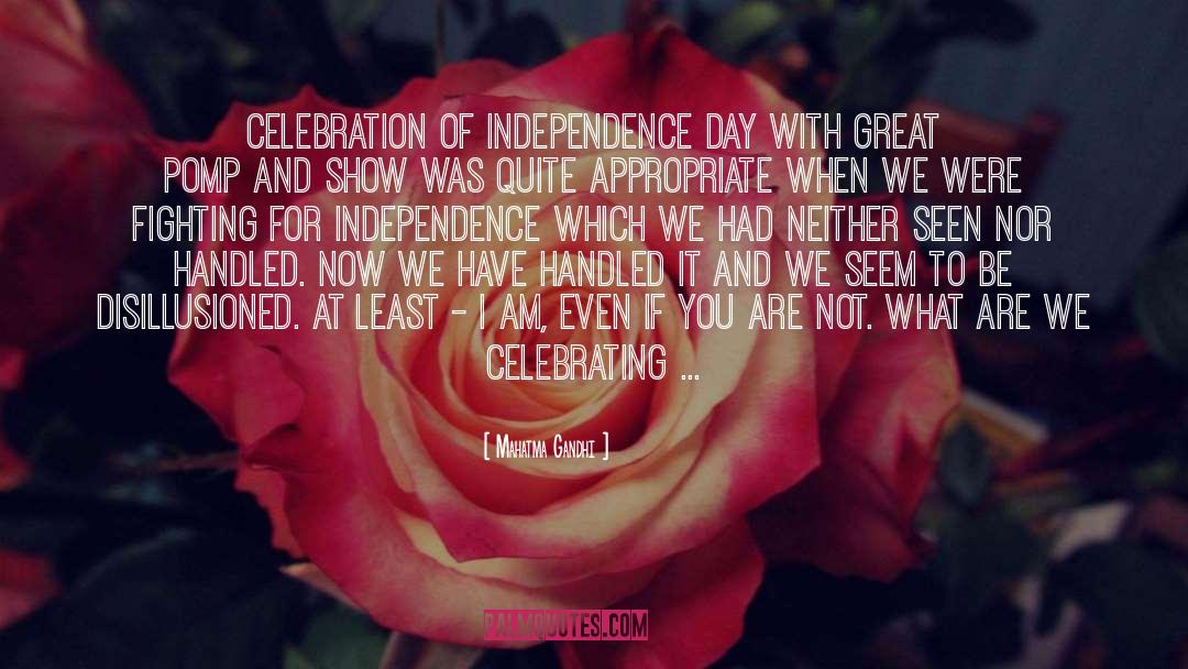 India Independence Day quotes by Mahatma Gandhi