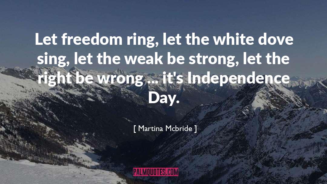 India Independence quotes by Martina Mcbride