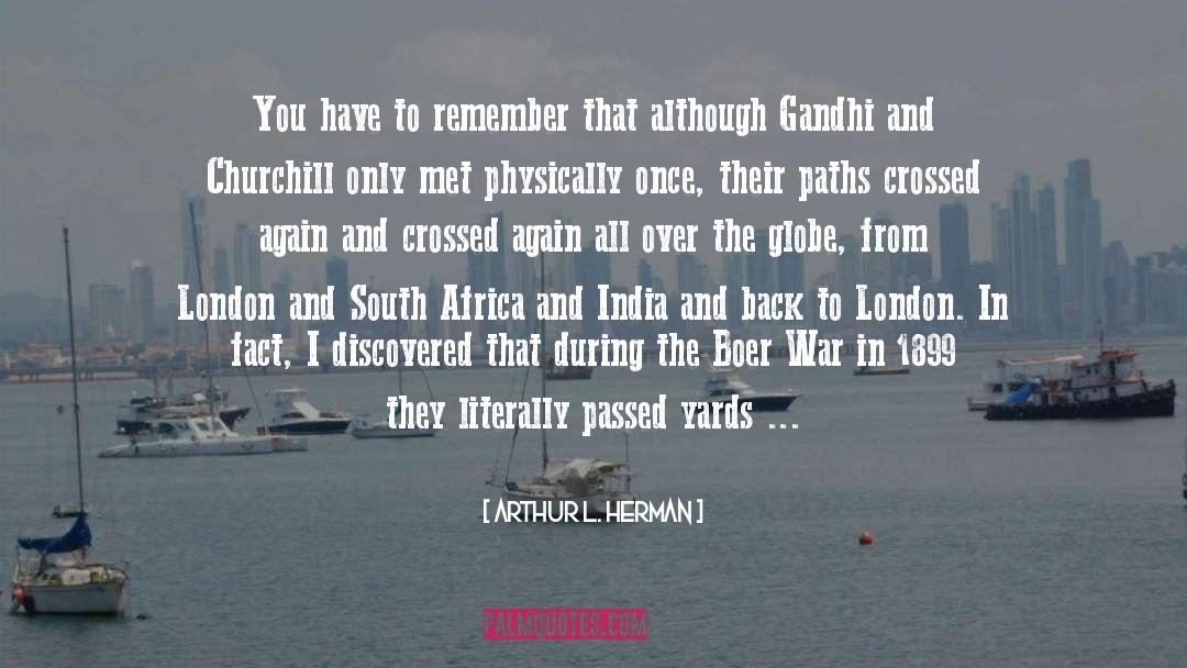 India Pakistan quotes by Arthur L. Herman