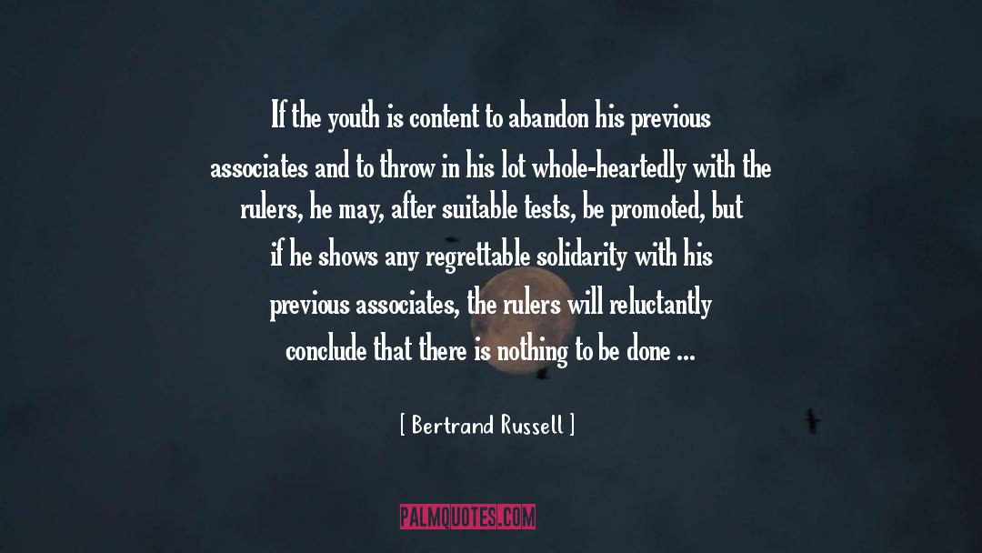 India Youth quotes by Bertrand Russell