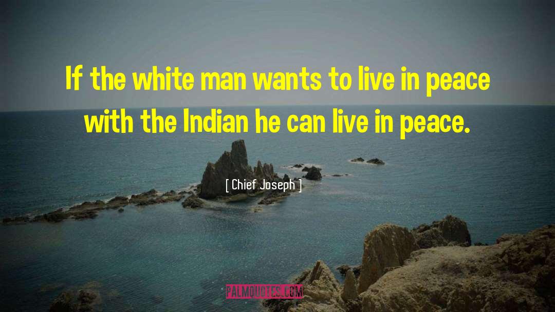 Indian Army Man quotes by Chief Joseph