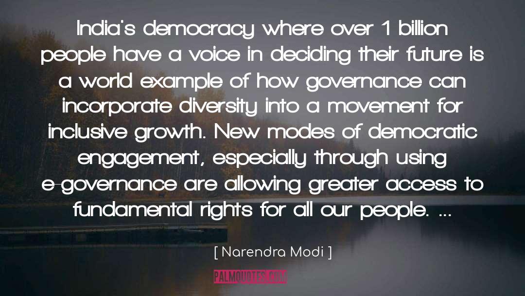 Indian Fundamental Rights quotes by Narendra Modi