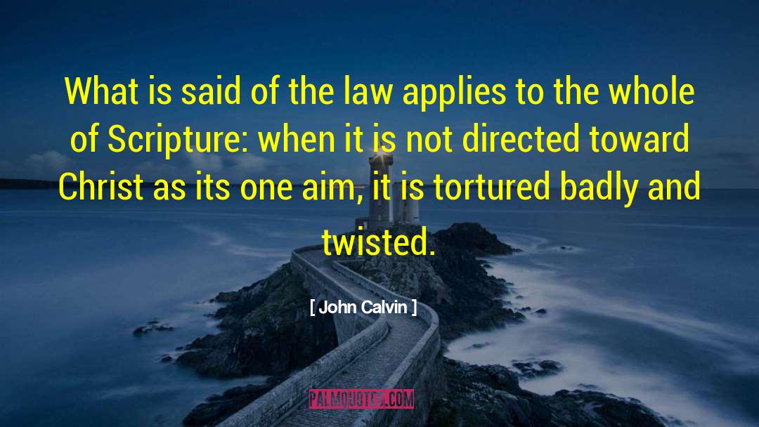 Indian Law quotes by John Calvin
