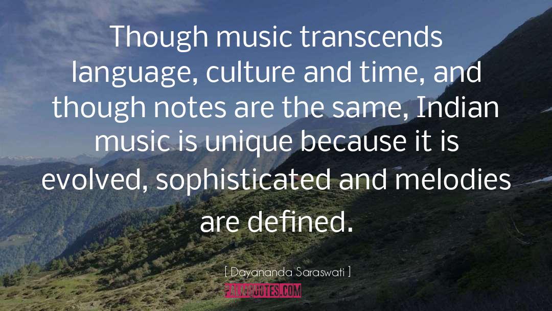 Indian Music quotes by Dayananda Saraswati