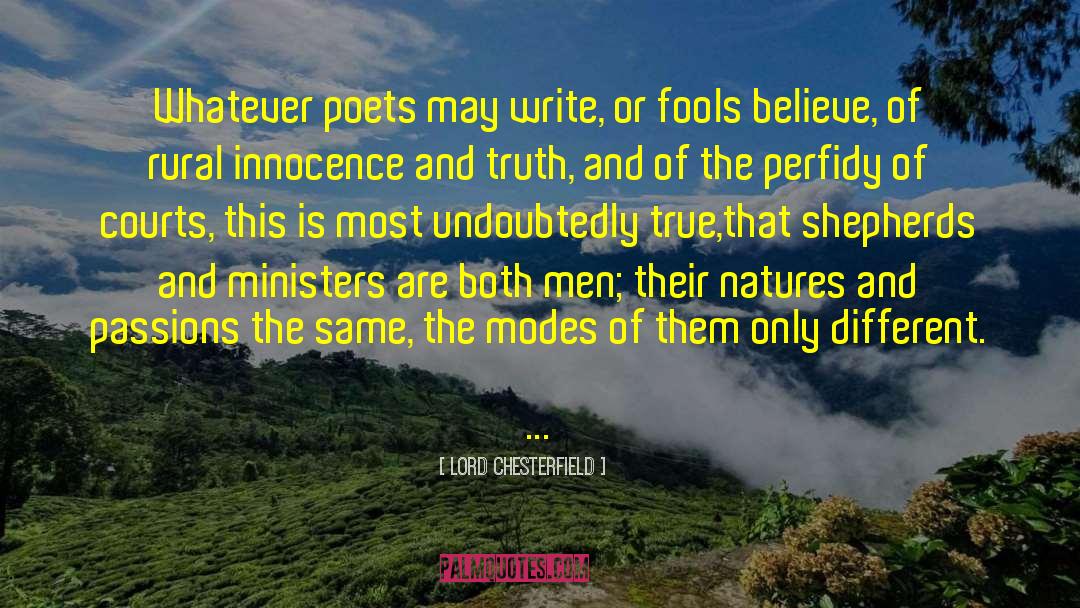 Indian Poet quotes by Lord Chesterfield