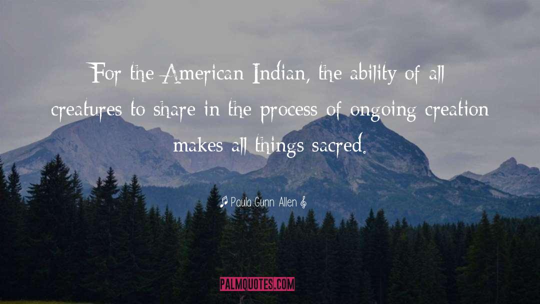 Indian quotes by Paula Gunn Allen