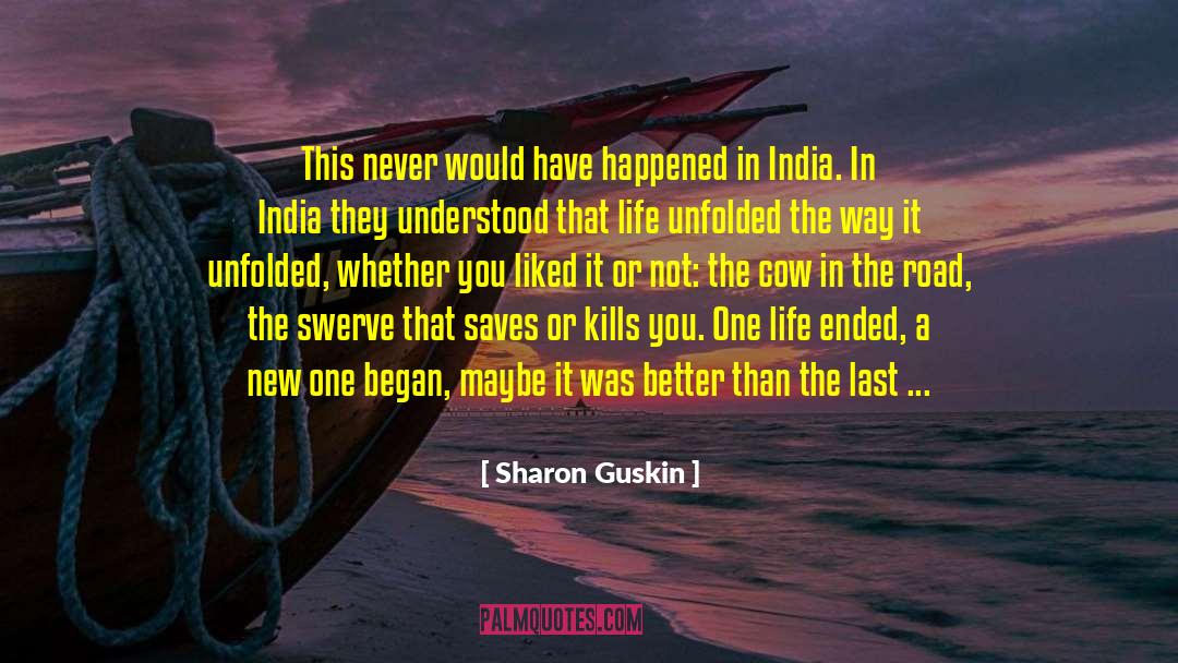 Indians Abroad quotes by Sharon Guskin