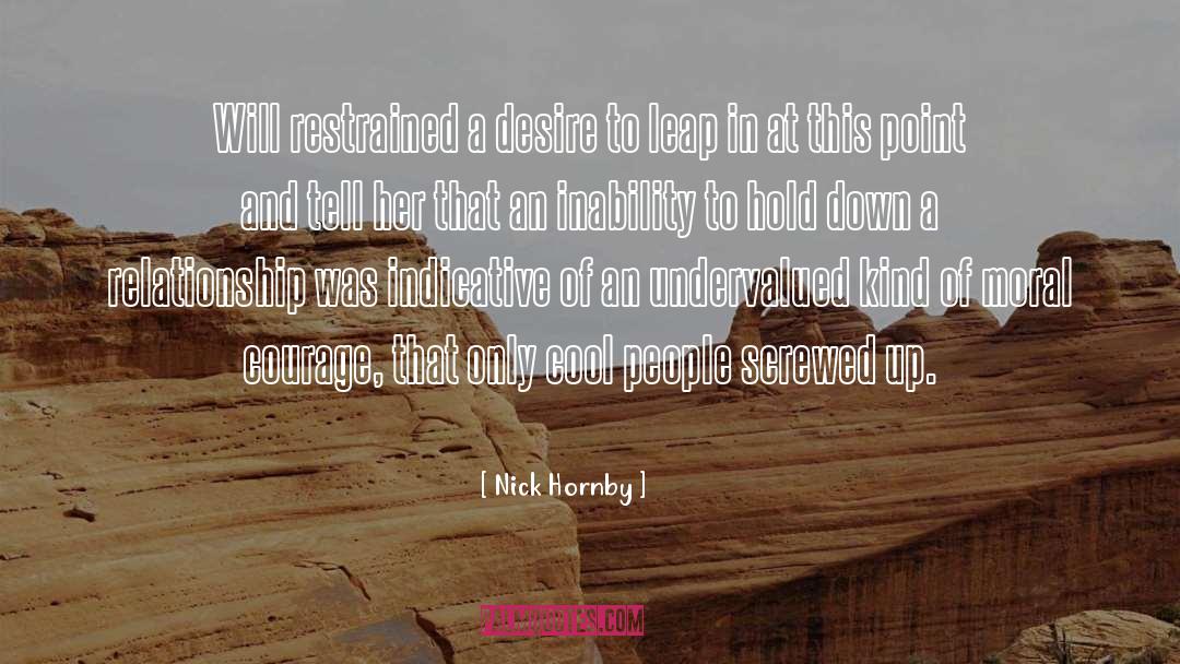 Indicative quotes by Nick Hornby