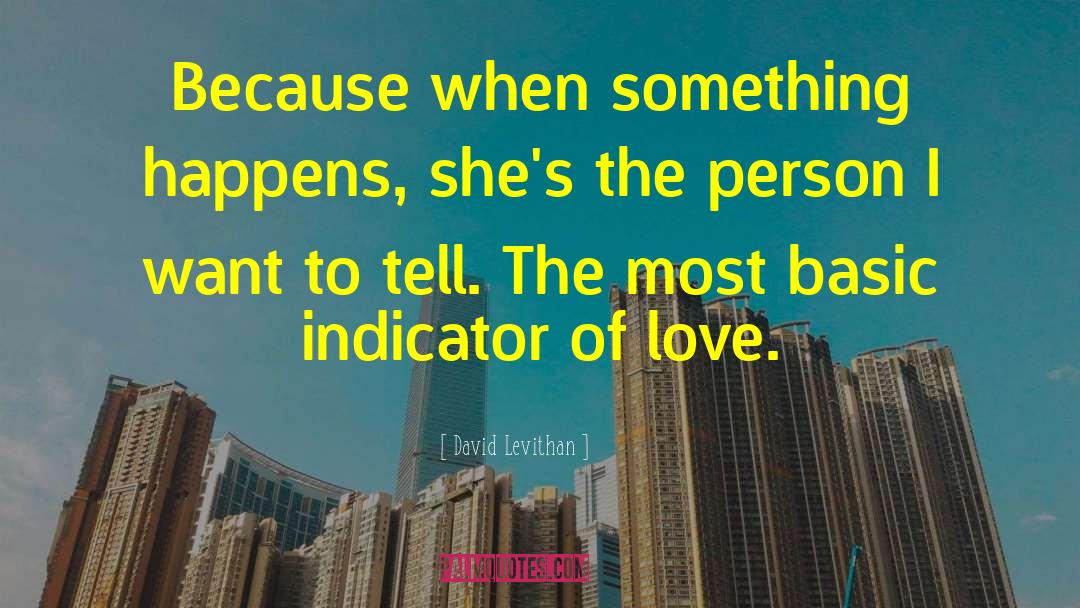 Indicator quotes by David Levithan