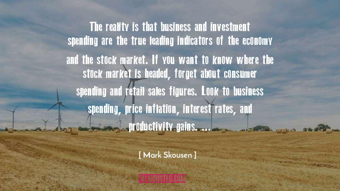 Indicators quotes by Mark Skousen