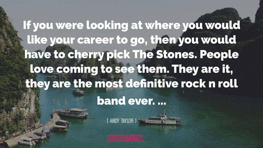 Indie Rock Band quotes by Andy Taylor