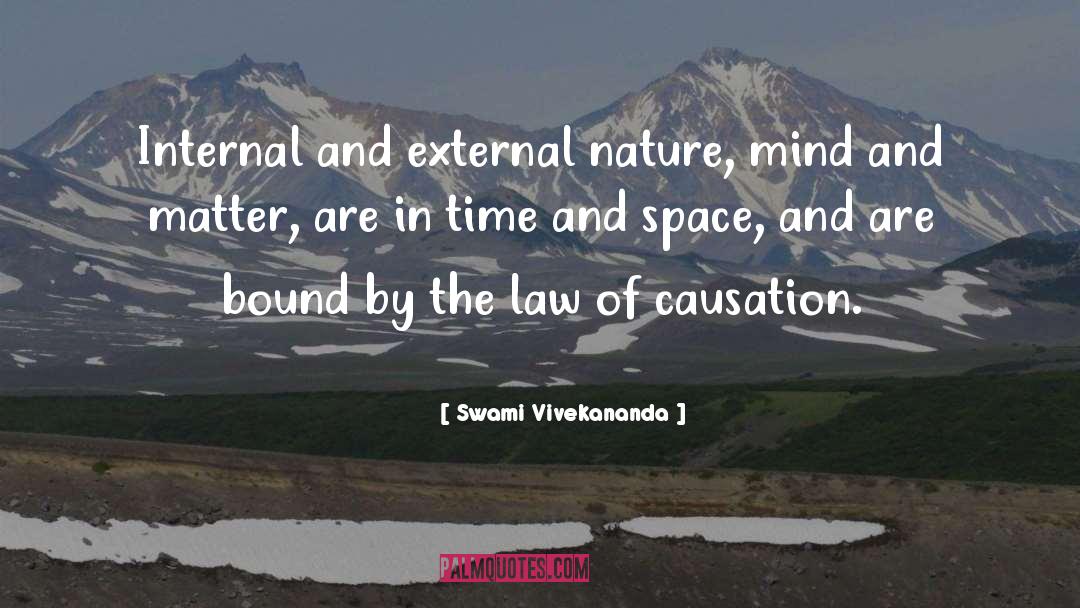 Indifference Of Nature quotes by Swami Vivekananda