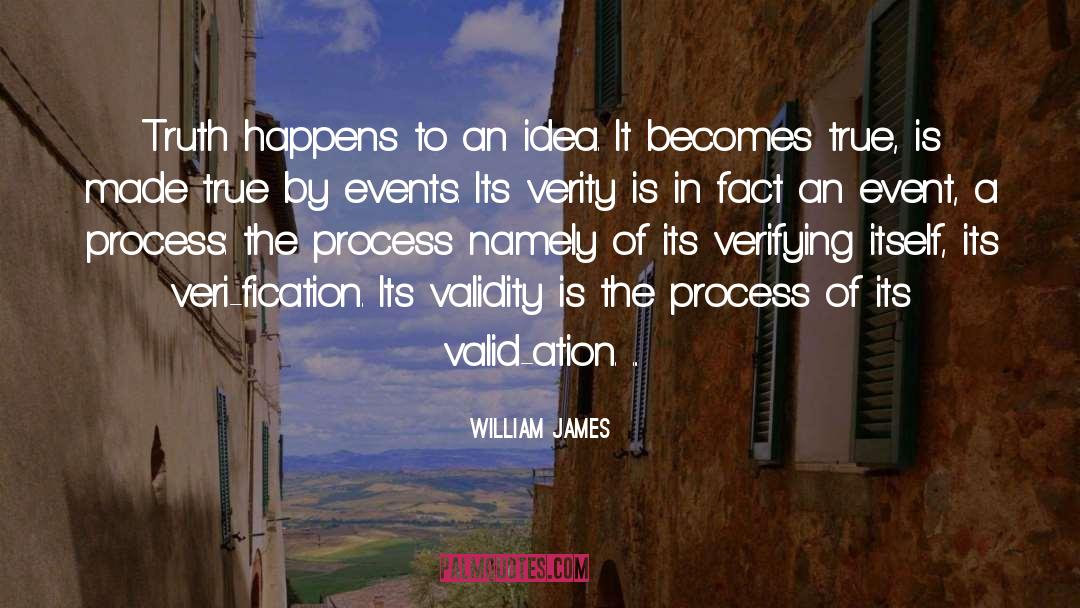 Indifferent Events quotes by William James