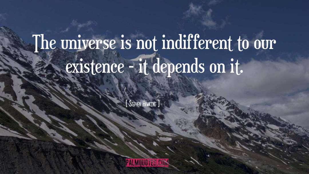 Indifferent quotes by Stephen Hawking