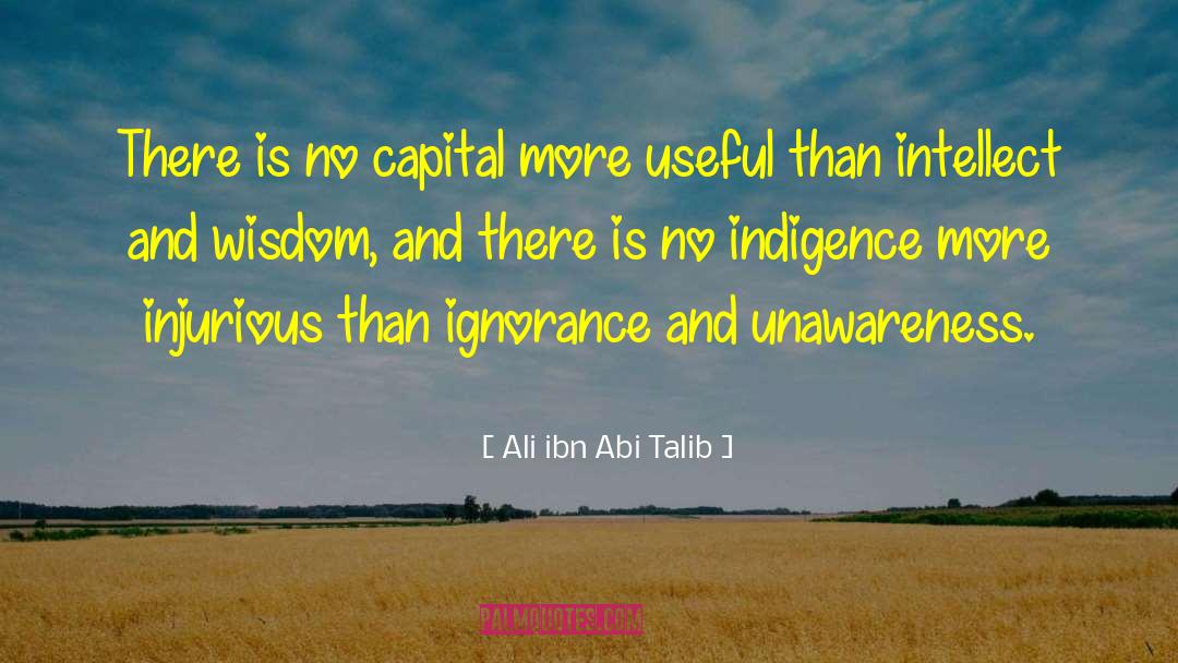 Indigence quotes by Ali Ibn Abi Talib