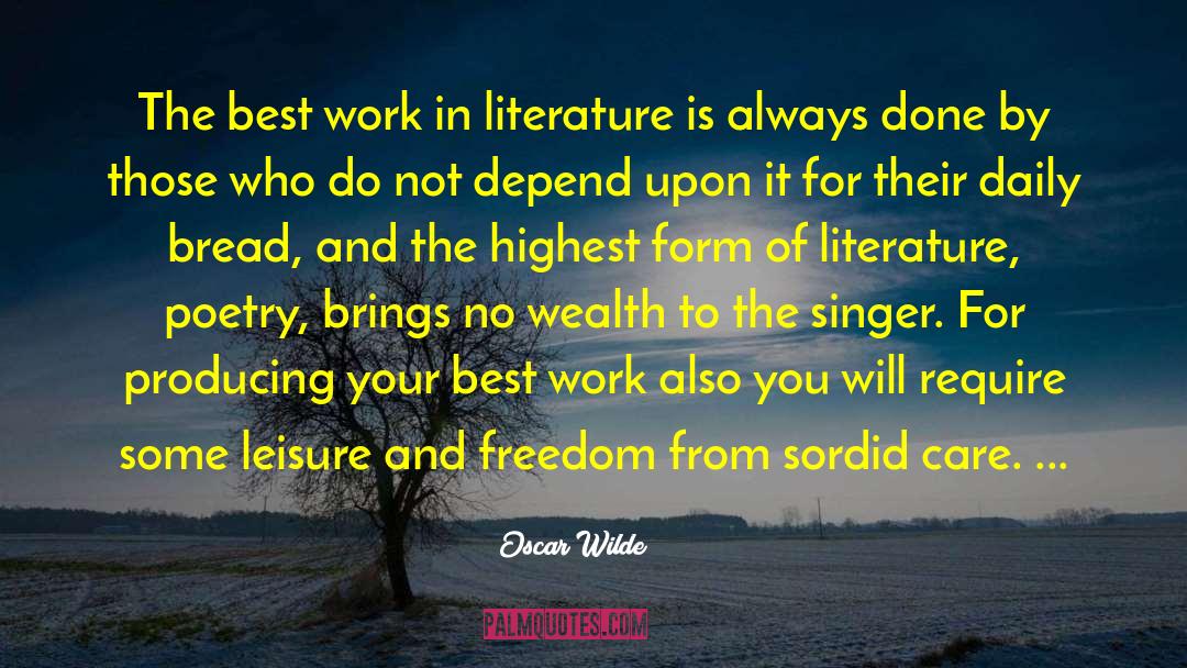 Indigenous Literature quotes by Oscar Wilde