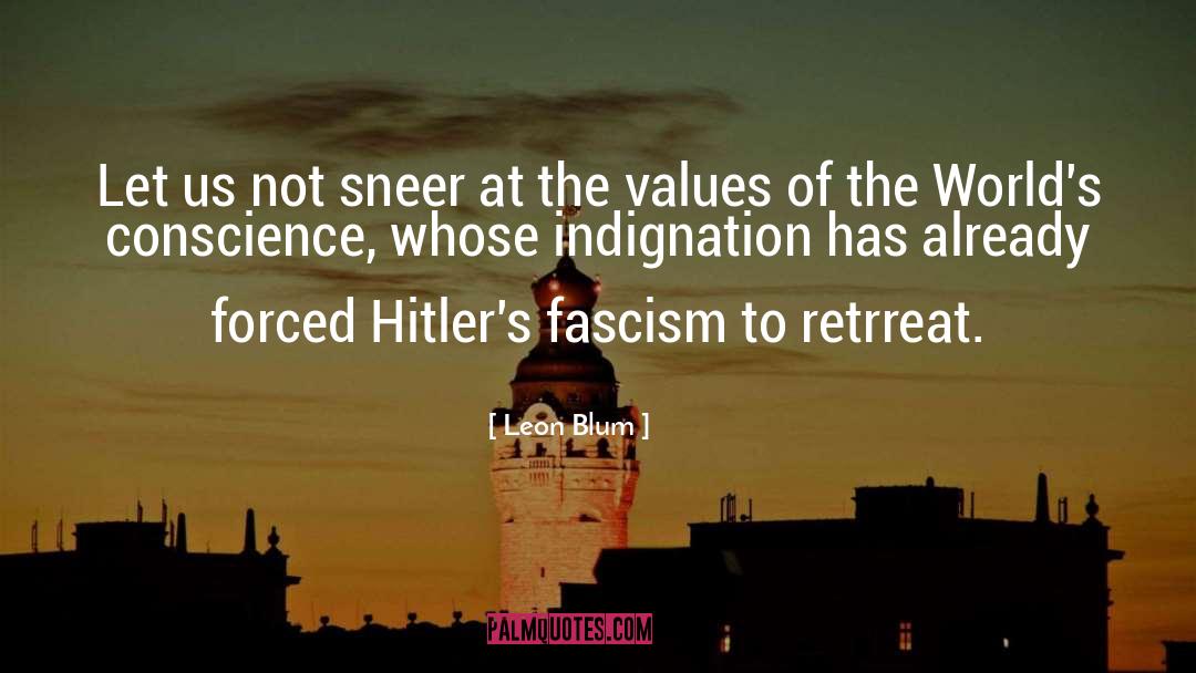 Indignation quotes by Leon Blum