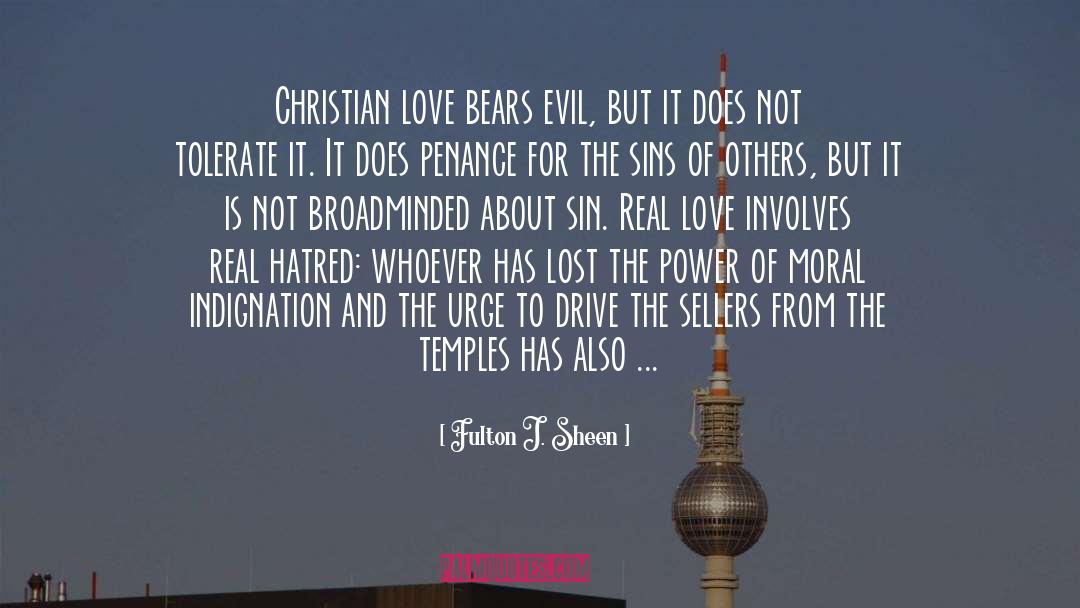 Indignation quotes by Fulton J. Sheen