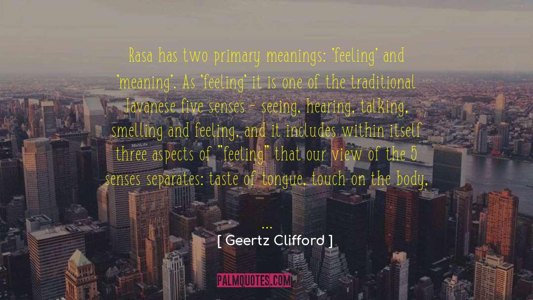 Indirection quotes by Geertz Clifford