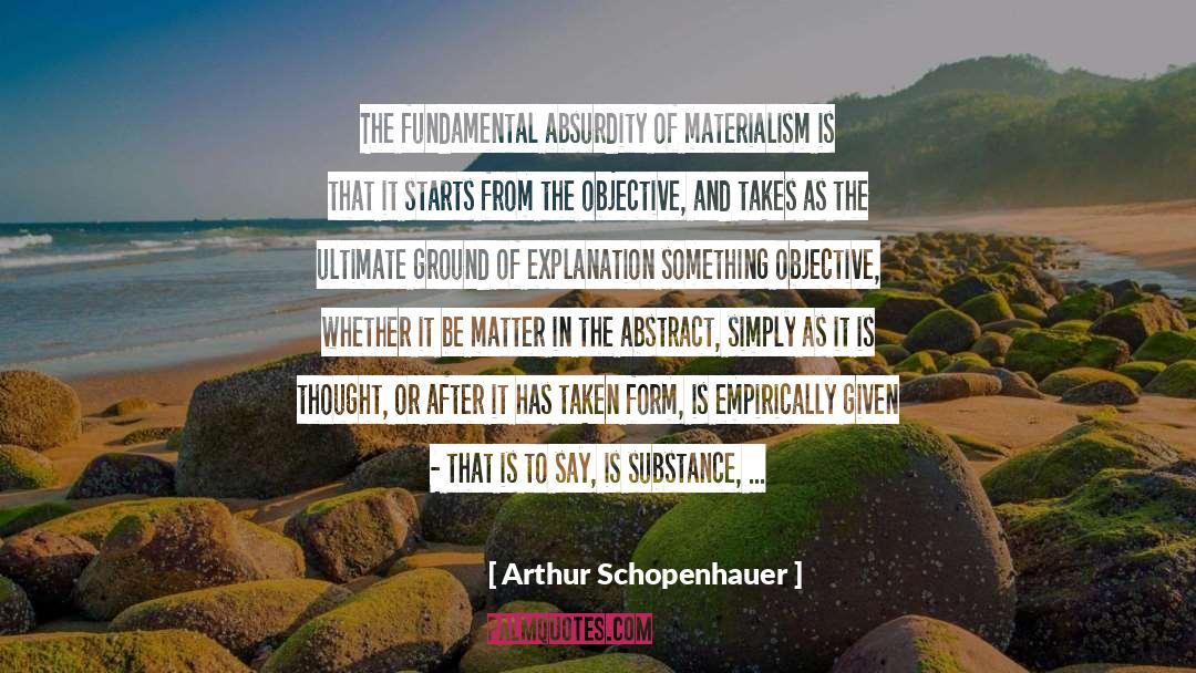 Indirectly quotes by Arthur Schopenhauer