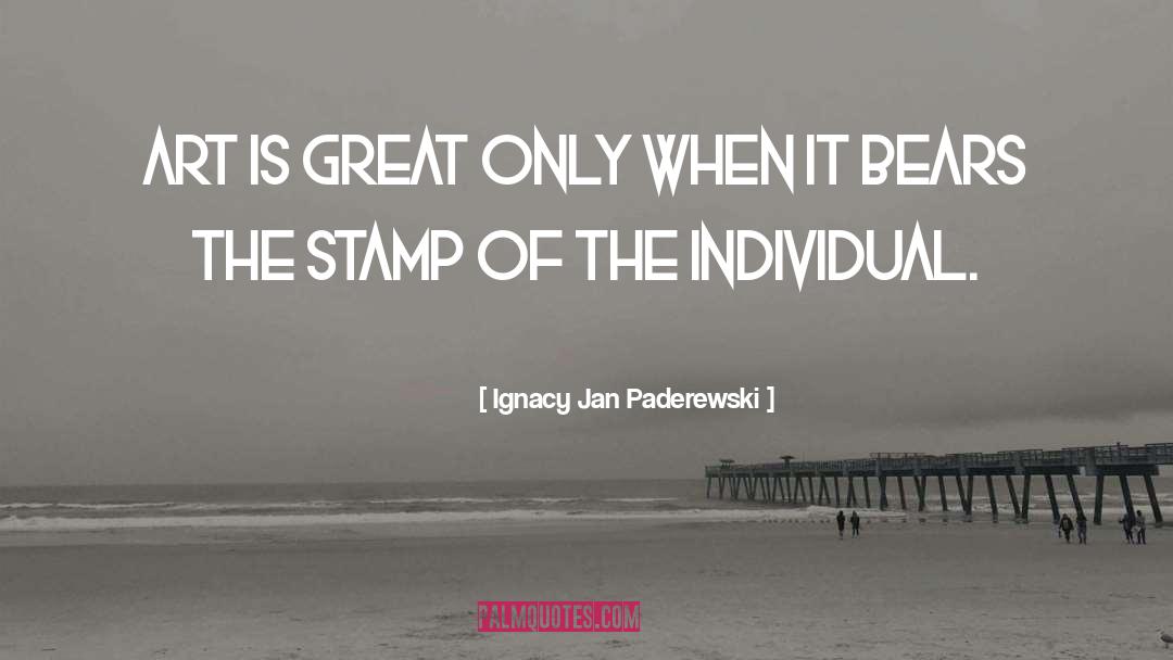 Individual Achievement quotes by Ignacy Jan Paderewski