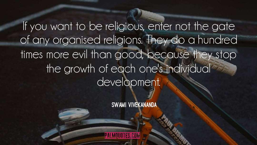 Individual Development quotes by Swami Vivekananda