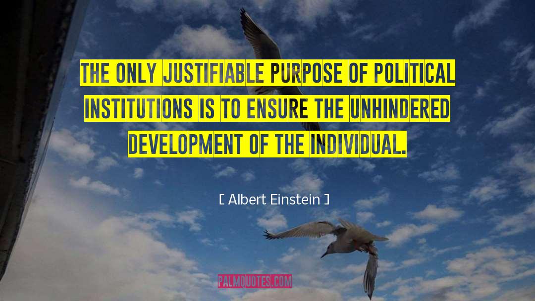 Individual Development quotes by Albert Einstein