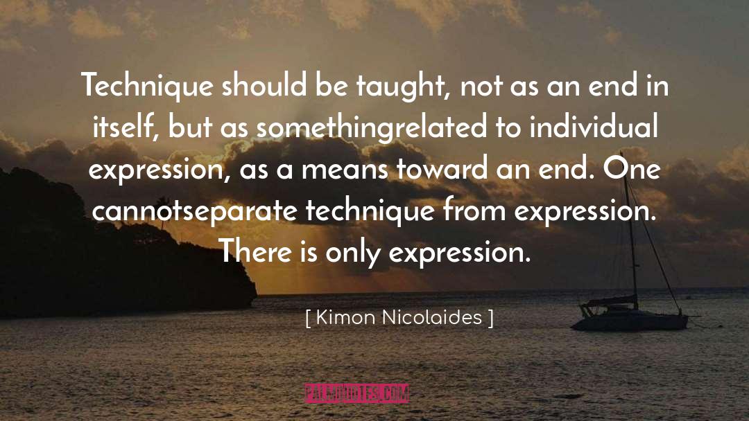 Individual Expression quotes by Kimon Nicolaides