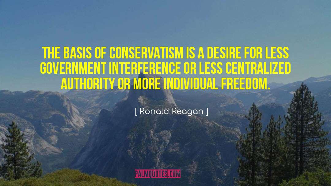 Individual Freedom quotes by Ronald Reagan