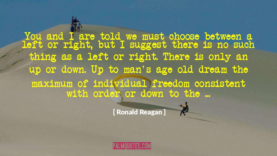 Individual Freedom quotes by Ronald Reagan