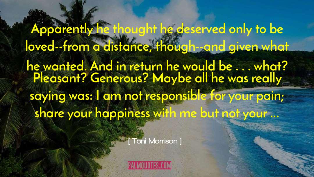 Individual Happiness quotes by Toni Morrison