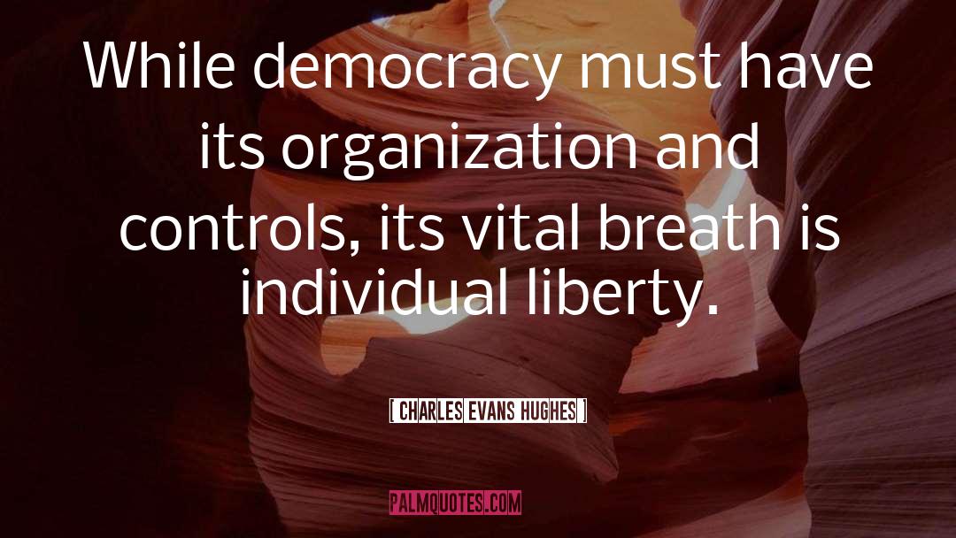 Individual Liberty quotes by Charles Evans Hughes