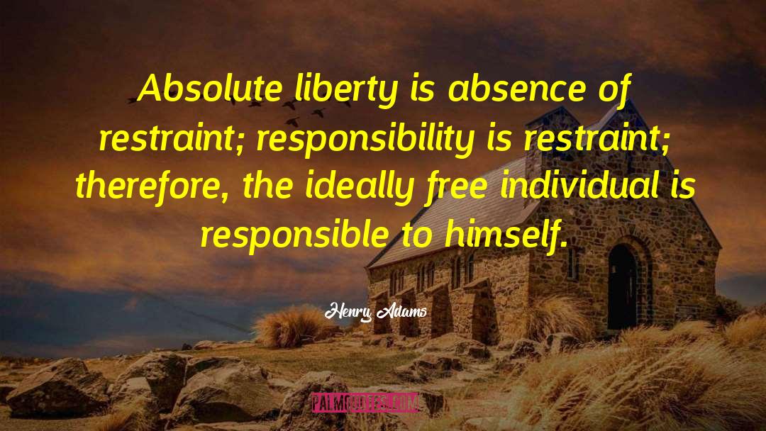 Individual Liberty quotes by Henry Adams