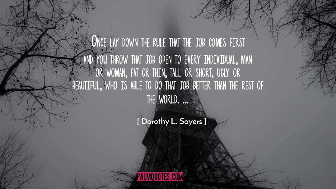 Individual Man quotes by Dorothy L. Sayers