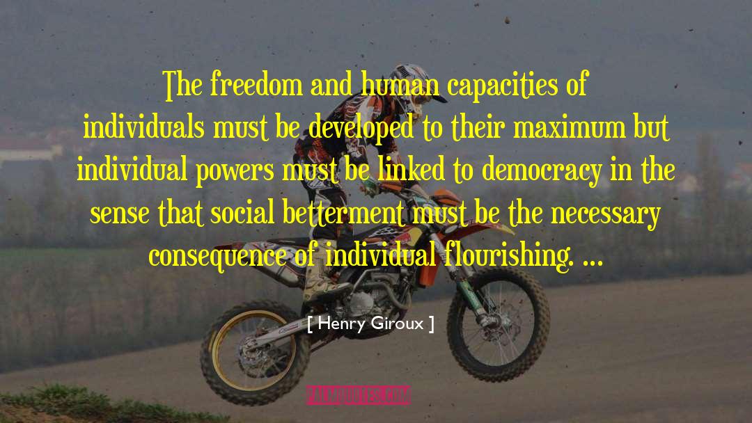 Individual Power quotes by Henry Giroux