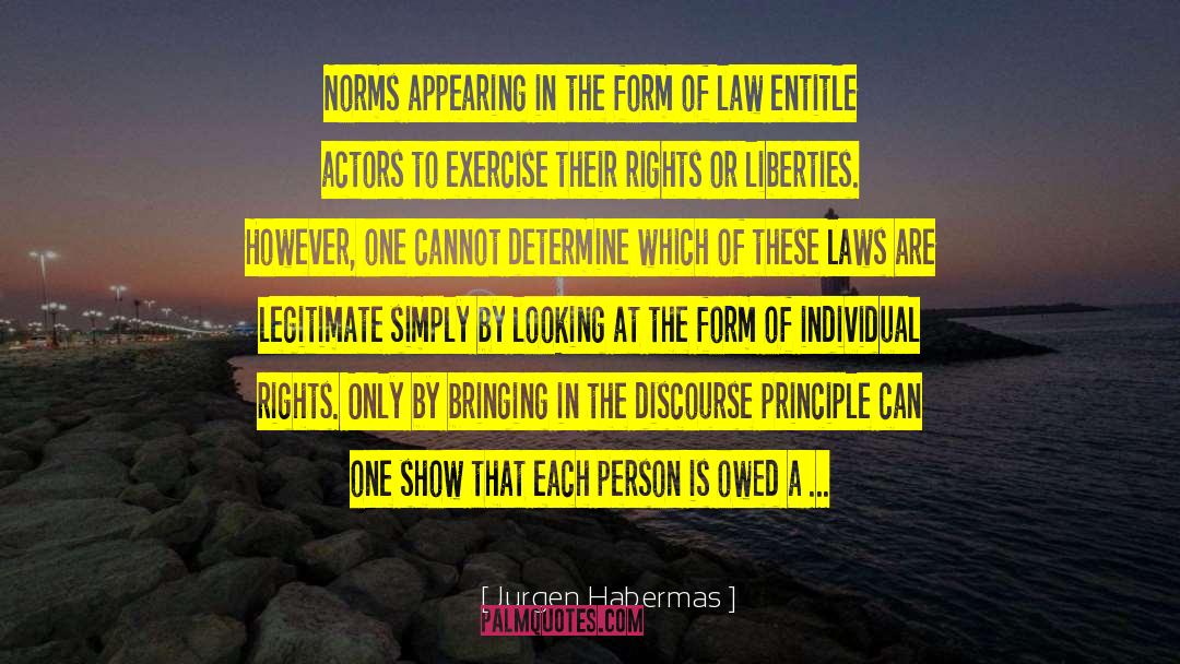 Individual Rights quotes by Jurgen Habermas