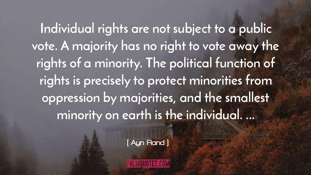 Individual Rights quotes by Ayn Rand