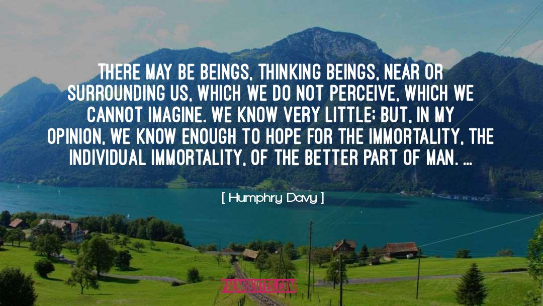 Individual Significance quotes by Humphry Davy