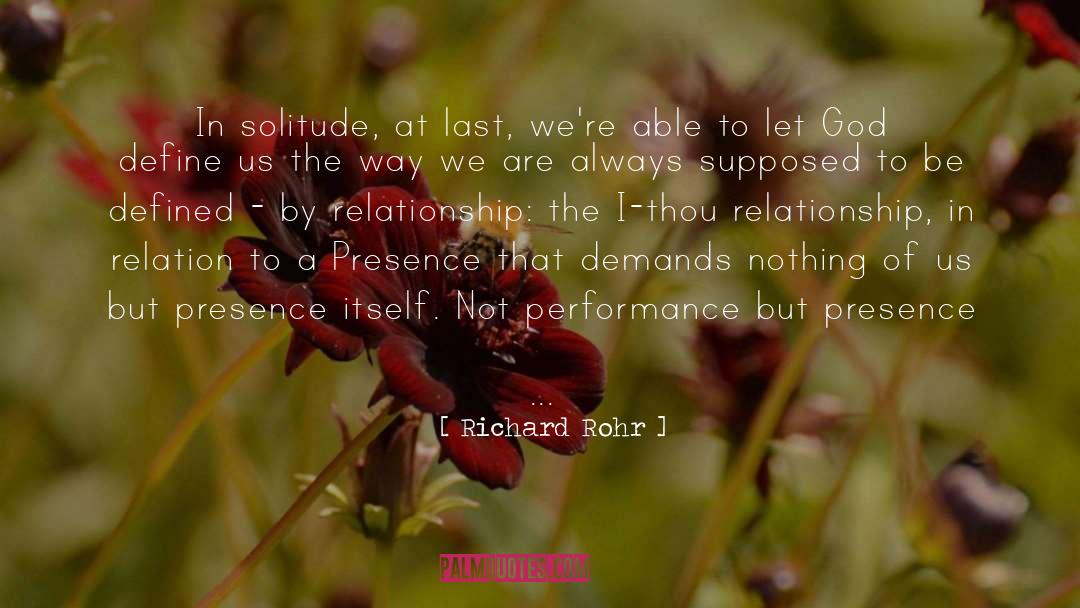 Individual Solitude quotes by Richard Rohr