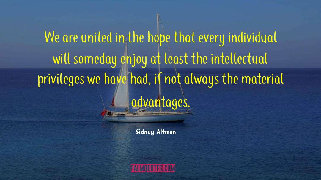 Individual Solitude quotes by Sidney Altman
