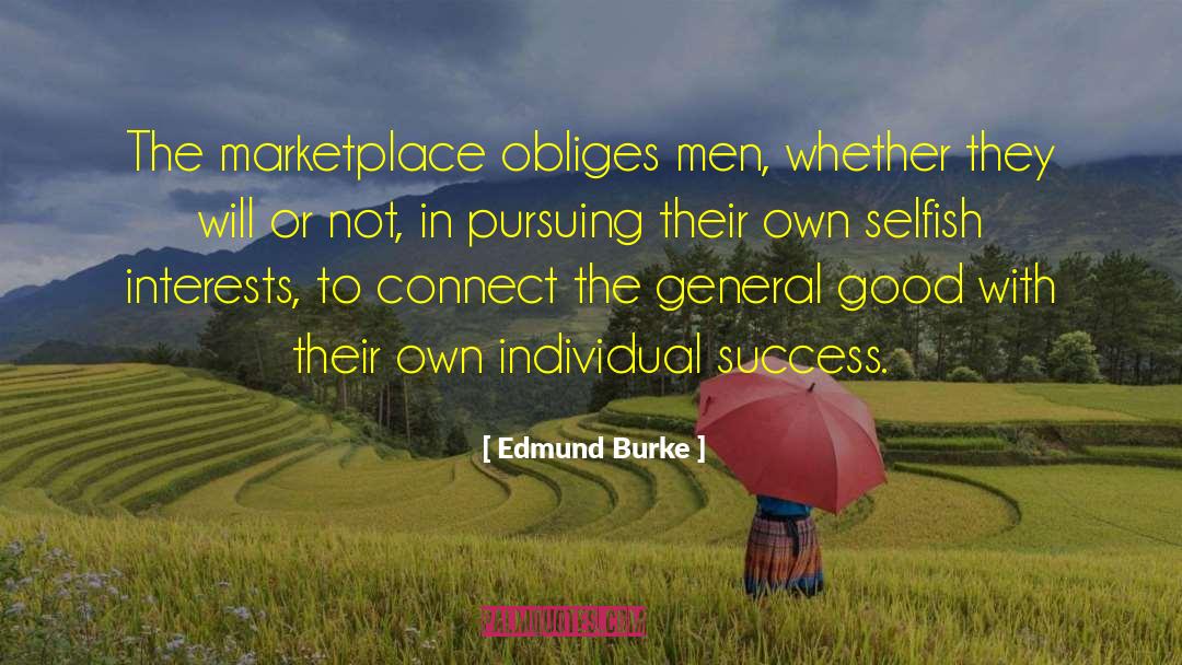 Individual Success quotes by Edmund Burke