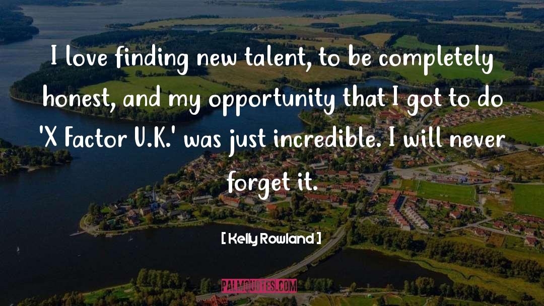Individual Talent quotes by Kelly Rowland