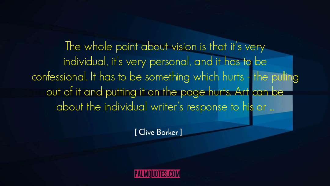 Individual Vitality quotes by Clive Barker