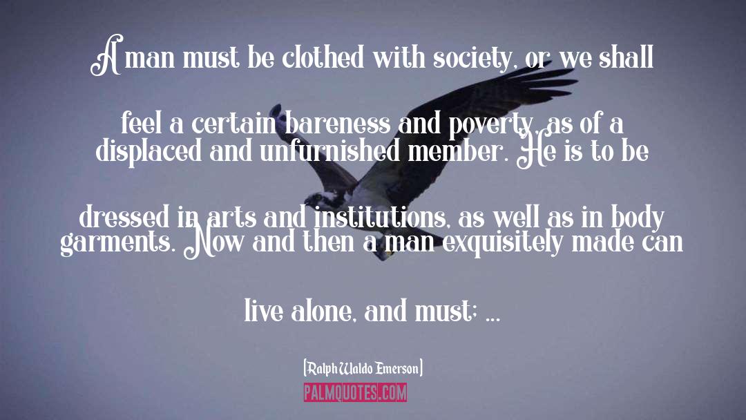 Individual Vs Society quotes by Ralph Waldo Emerson