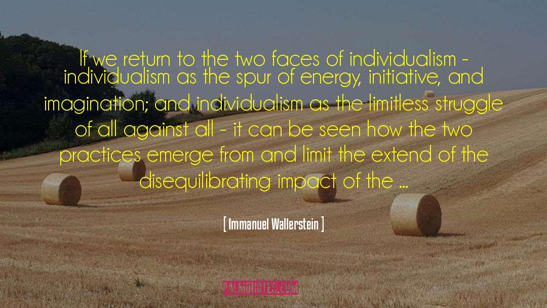 Individualism quotes by Immanuel Wallerstein