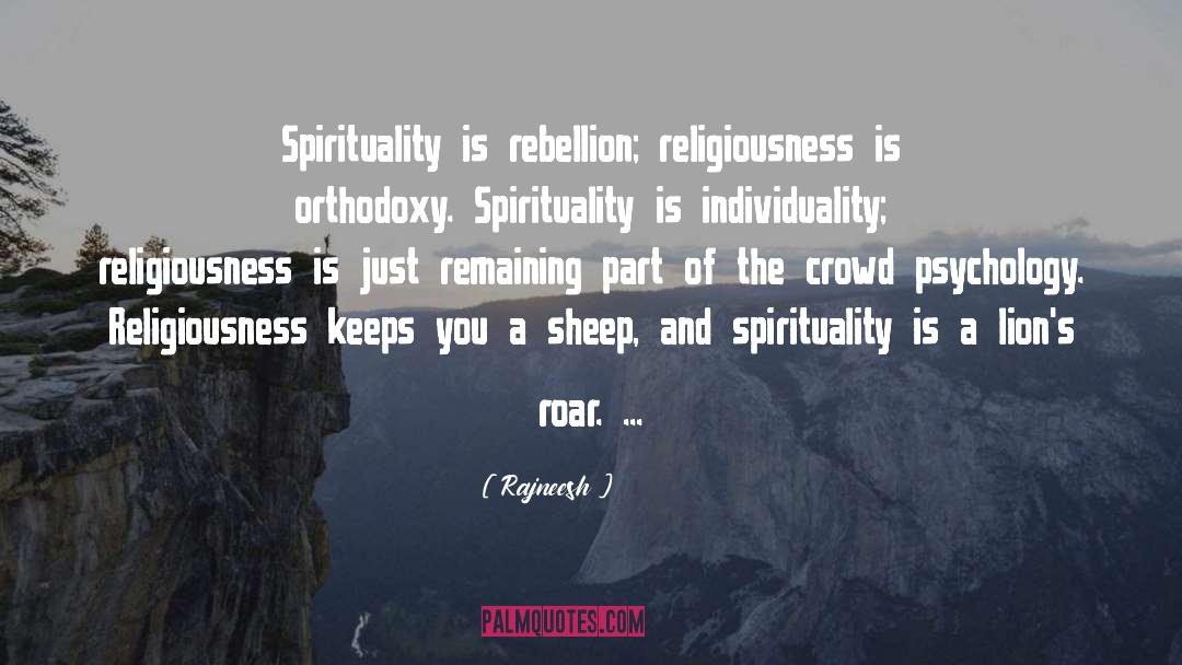 Individuality quotes by Rajneesh