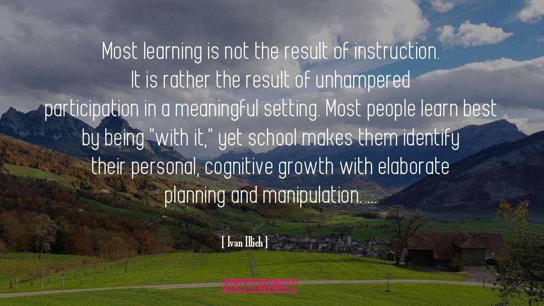Individualizing Instruction quotes by Ivan Illich